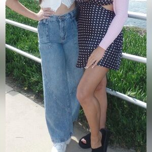 Free people baggy carpenter jeans